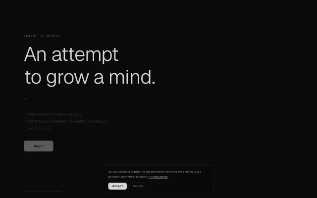 An attempt to grow a mind – building software with an inner life