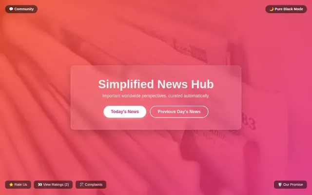 I built a zero-tracking news hub to escape doomscrolling at (AGE 17y)
