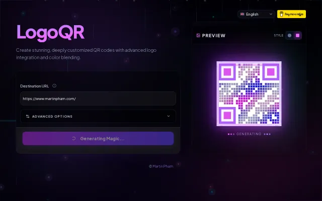LogoQR – Generate your next QR code