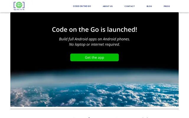 Code on the Go, an IDE for Android with On-Device Debugging (GPLv3)