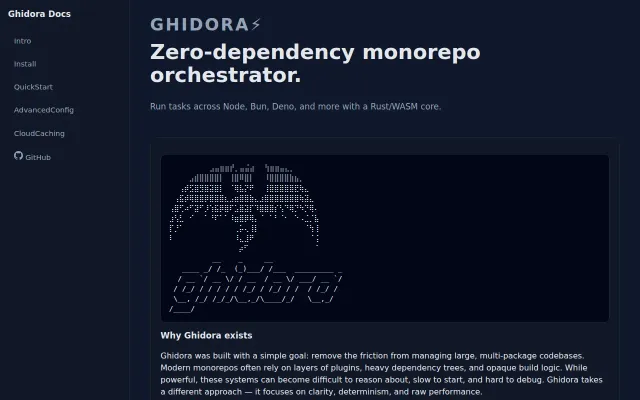 Ghidora build system, An nx/Bazel alternative