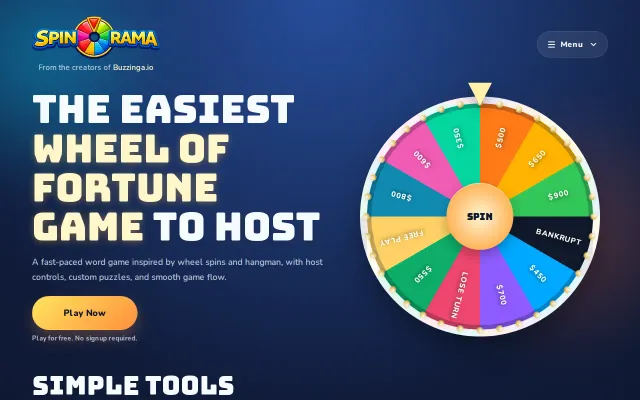 A Wheel of Fortune game you can run in the browser