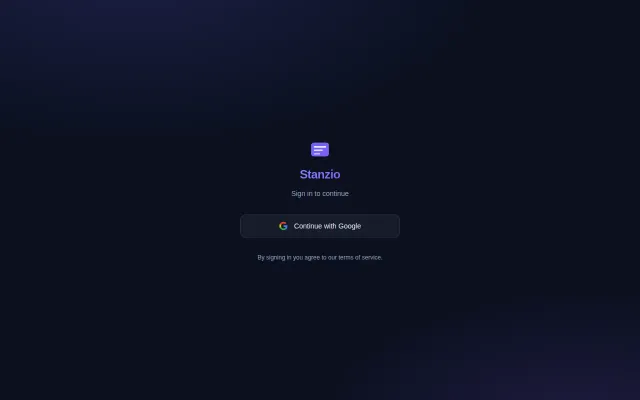Stanzio, AI presentation tool that designs each slide as real HTML