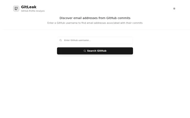 GitLeak – A GitHub OSINT tool for emails, timezones, and activity