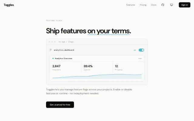 Toggles – open-source feature flags for everyone