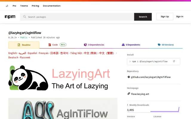 AgInTiFlow, a local web and CLI agent workspace using DeepSeek