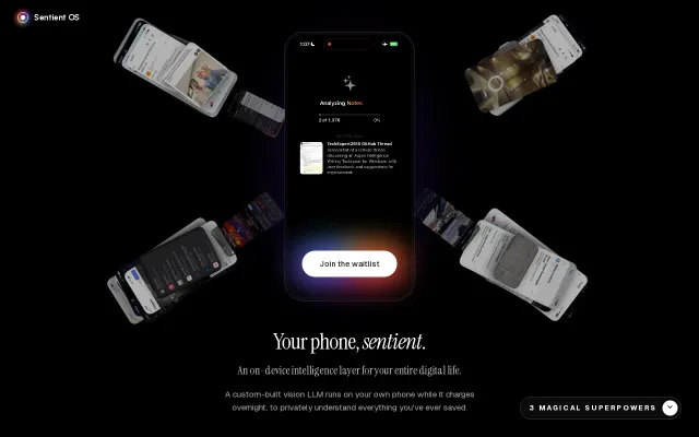 Sentient OS – On-device intelligence layer for your entire digital life