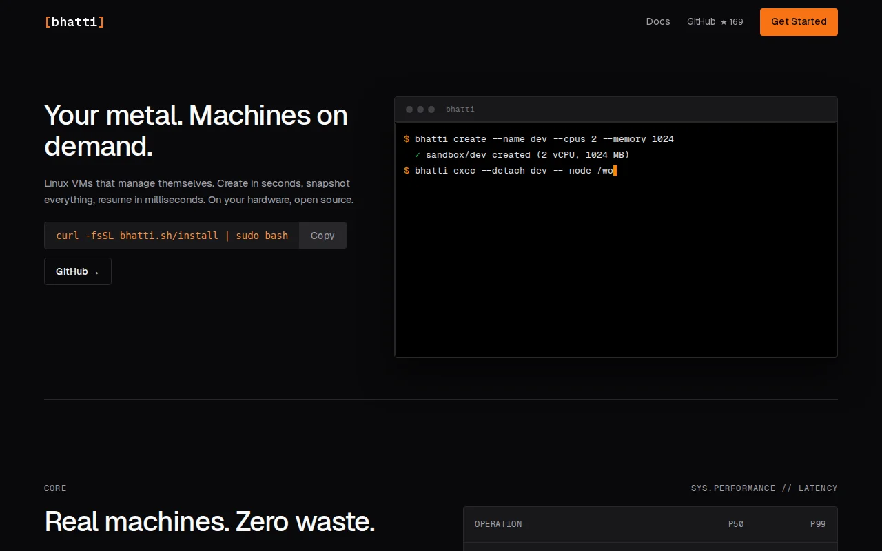 Bhatti – Self-hostable Firecracker orchestrator with auto pause/wake