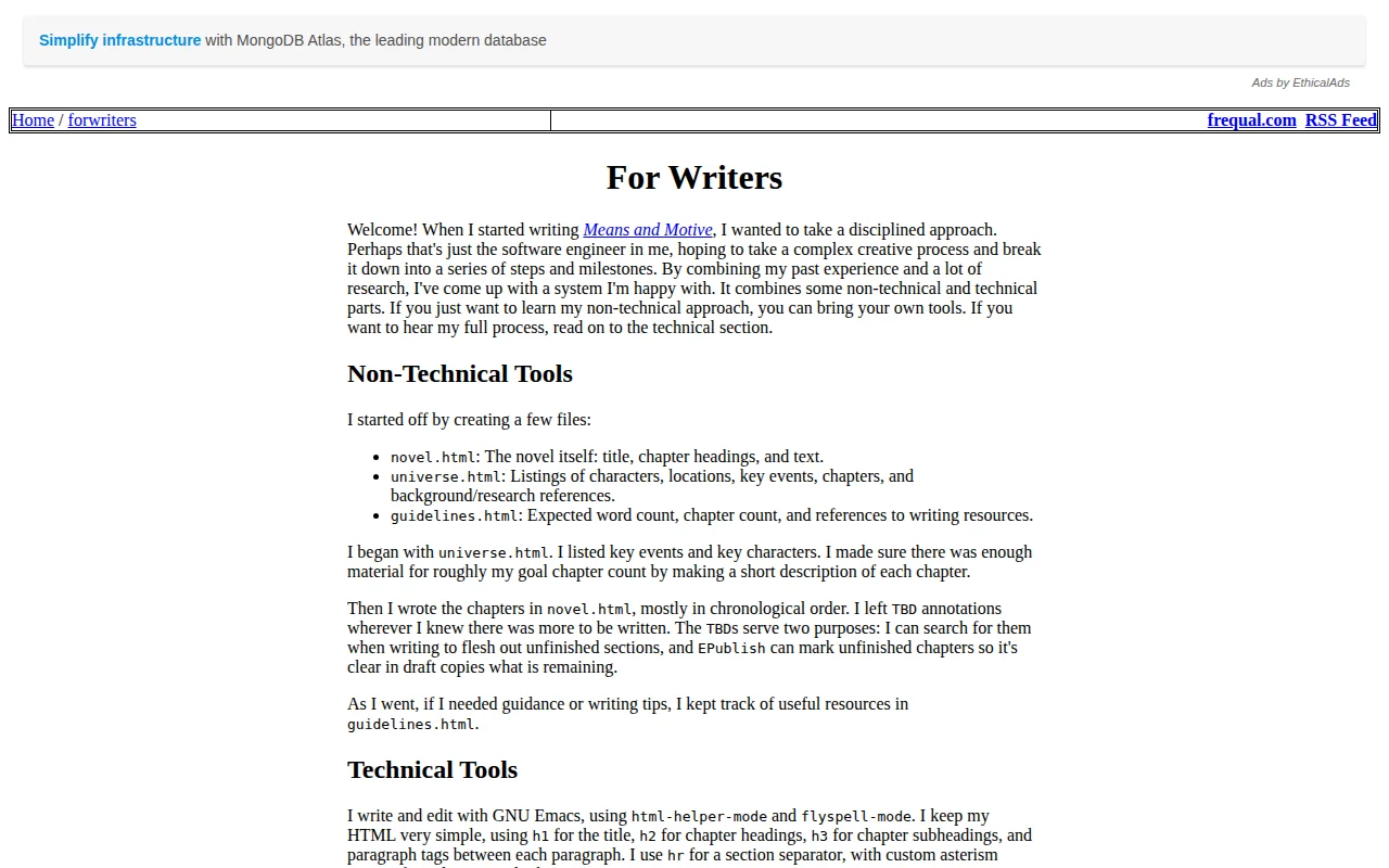 Software Engineer to Novelist: Writing a Book Like Coding