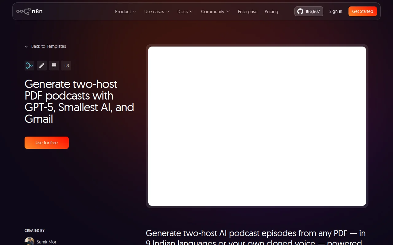 PDF to AI podcast in 9 Indian languages