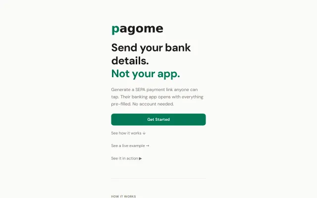 I built Pagome – SEPA payment links via GiroCode QR (free, no server)