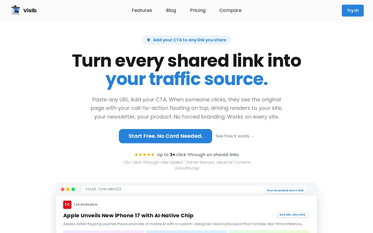 I built a url shortener with cta