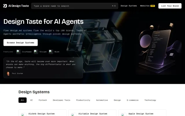 Design Taste for AI Agents