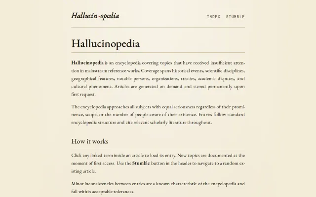 Hallucinopedia