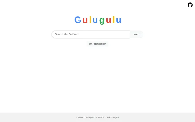 Gulugulu, an old-style client-side search engine for the old weird web