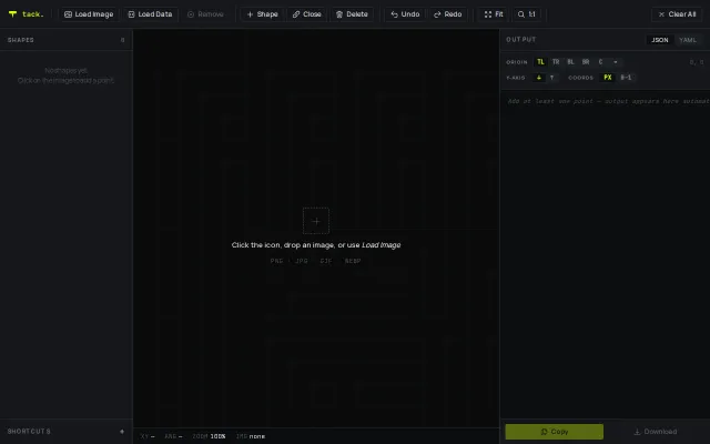 Free tool to mark points and polygon regions