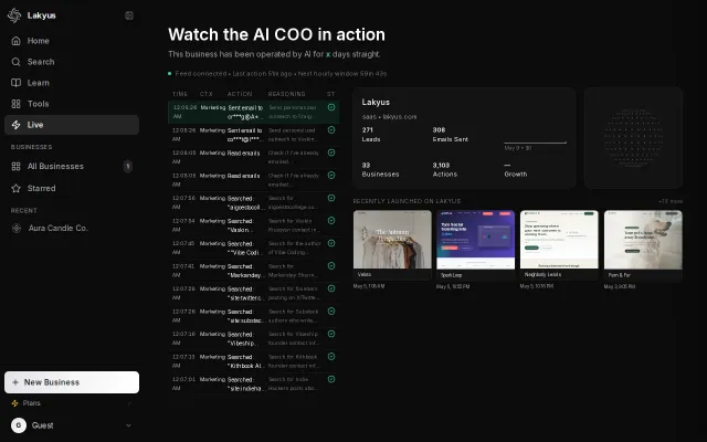 Launch and Run Companies on Autopilot