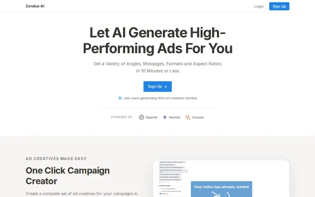 Generate a lot of ad creatives for your SaaS in one click