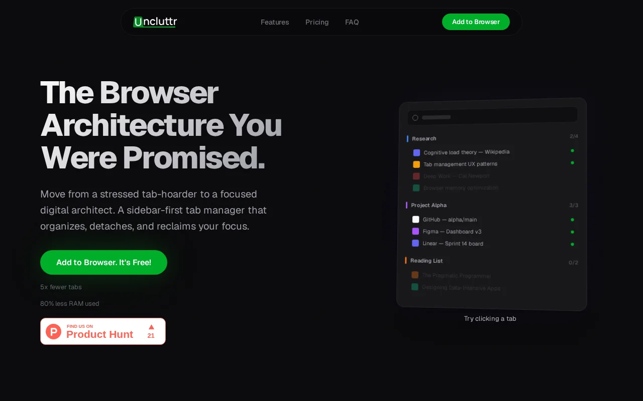 I made an AI tool to keep my browser tabs clean