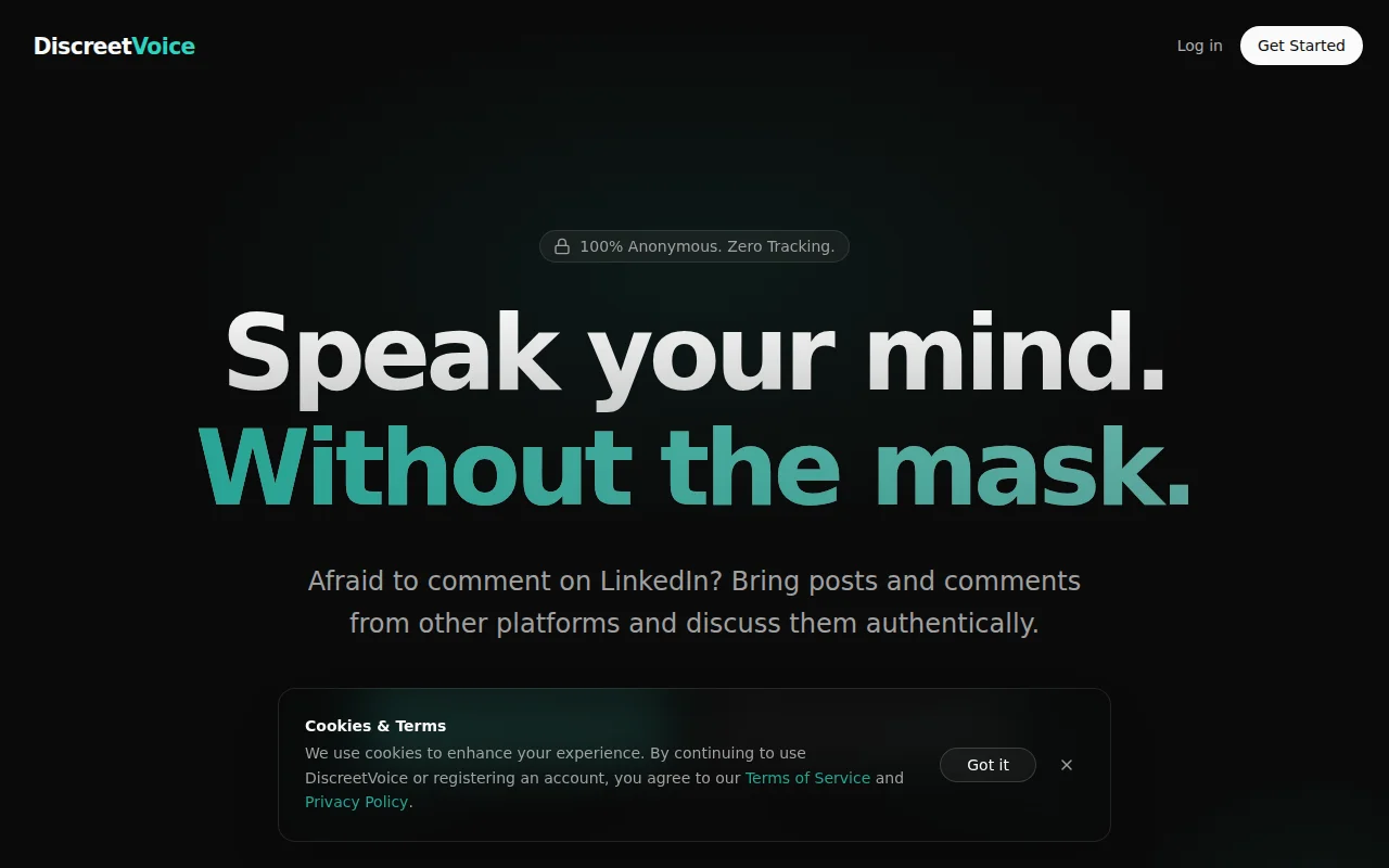 I built an anonymous social platform after fighting with LinkedIn's API