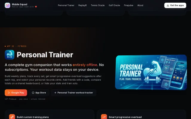 Personal Trainer – Lift, share plans, and rank with friends