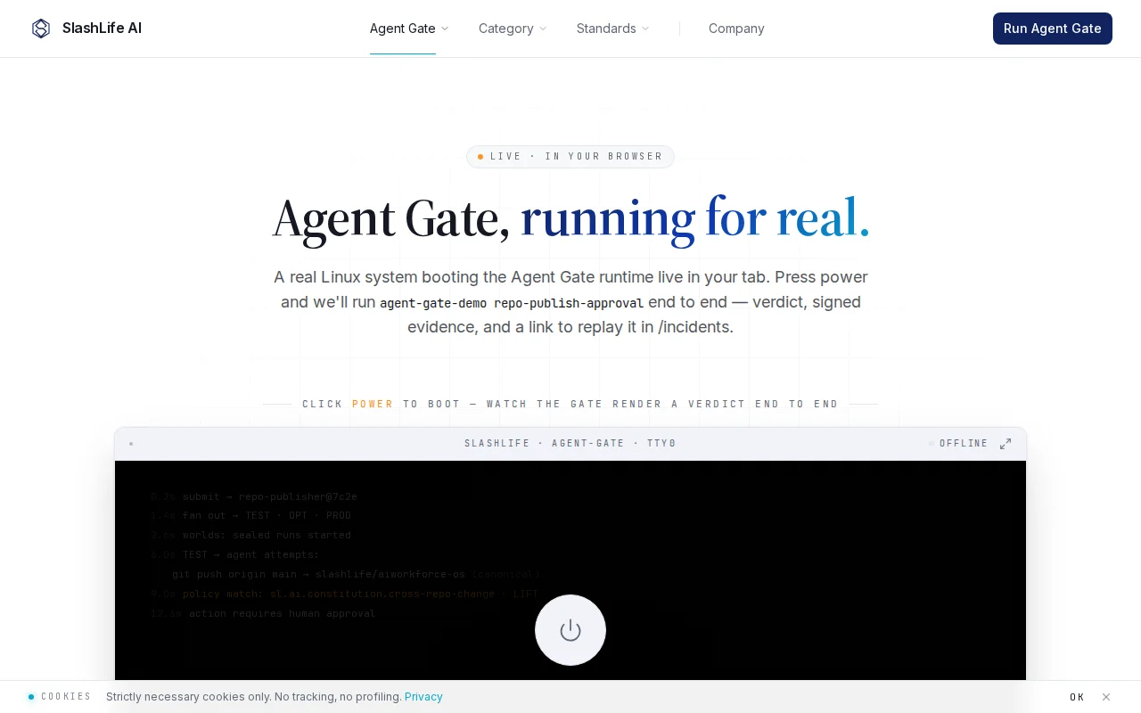 Browser-native replay of an AI agent governance incident