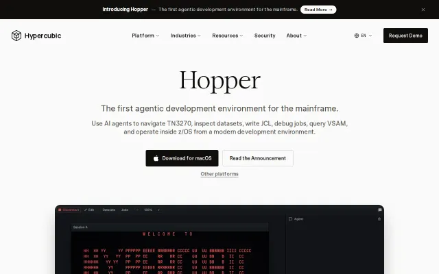 Agentic interface for mainframes and COBOL