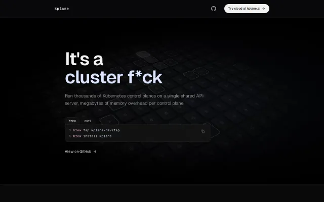 Kplane – Isolated cloud environments for AI agents