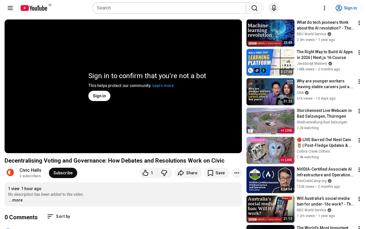 Voting and Governance is now decentralized across all regions