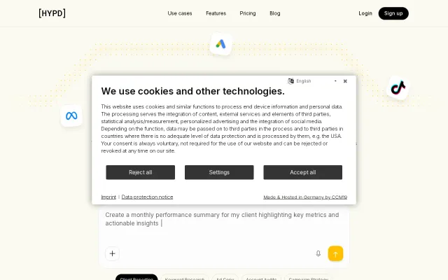 HYPD – AI co-pilot for marketers running Google Ads