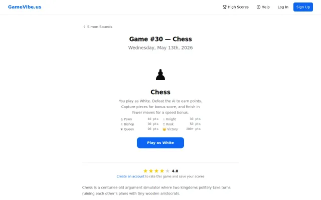 Vibe-coding video games with Claude (Day 30: Chess)