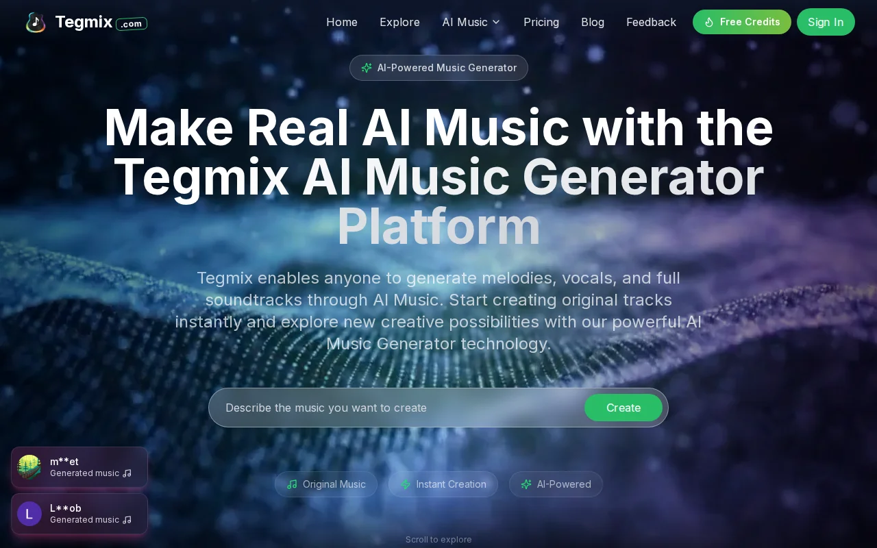 I tried generating music from text and built a small tool around it