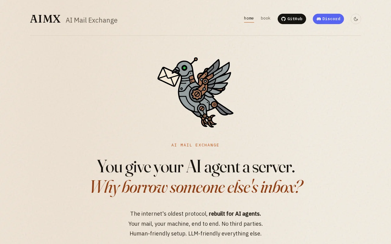 AIMX – Self-hosted, open-source email server designed for AI agents