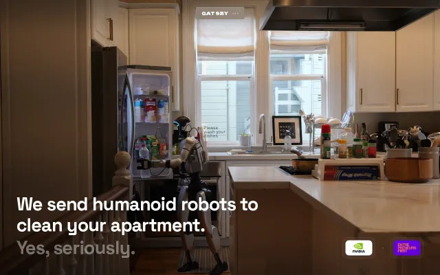 We sent a humanoid robot to clean a stranger's apartment in SF