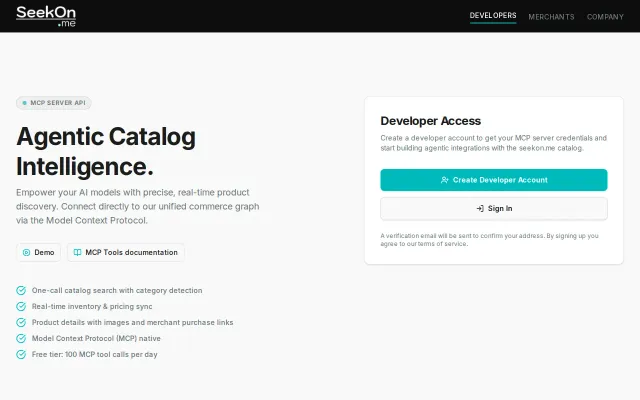 Agentic product discovery for AI apps and shopping agents