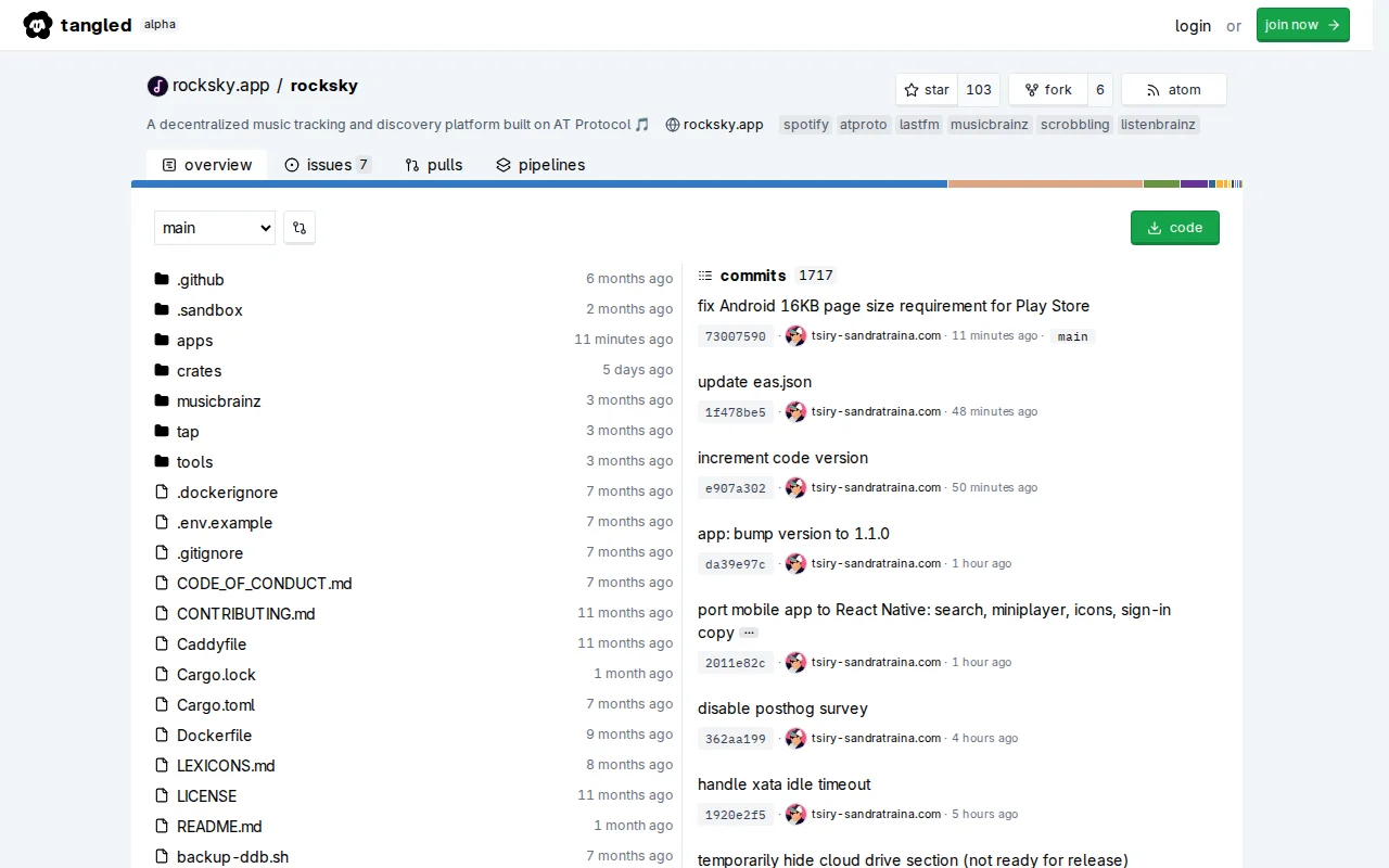 Rocksky – Music scrobbling and discovery on the AT Protocol