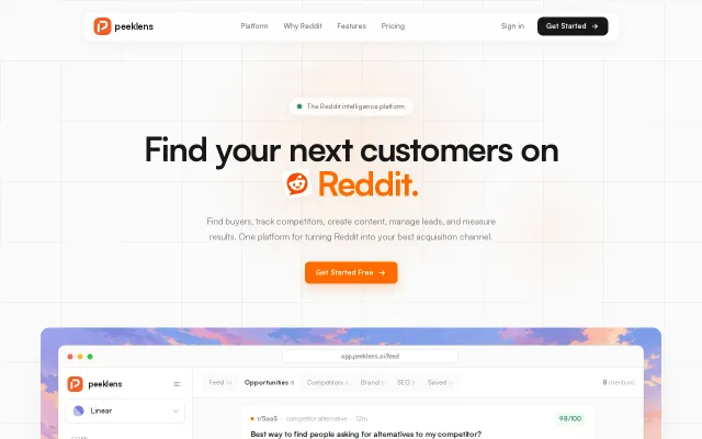 Peeklens – Palantir for Marketing
