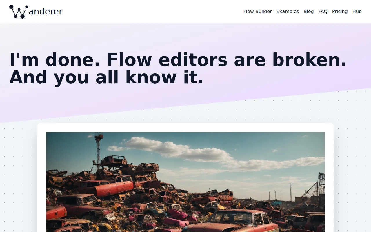 I'm done. Flow editors are broken. And you all know it