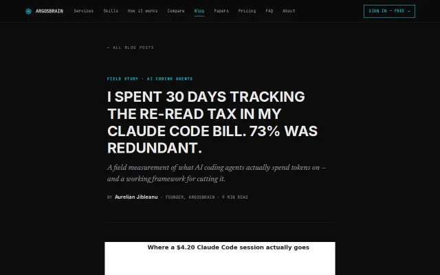 Uber burned its 2026 AI budget by April. Why? 73% redundant reads