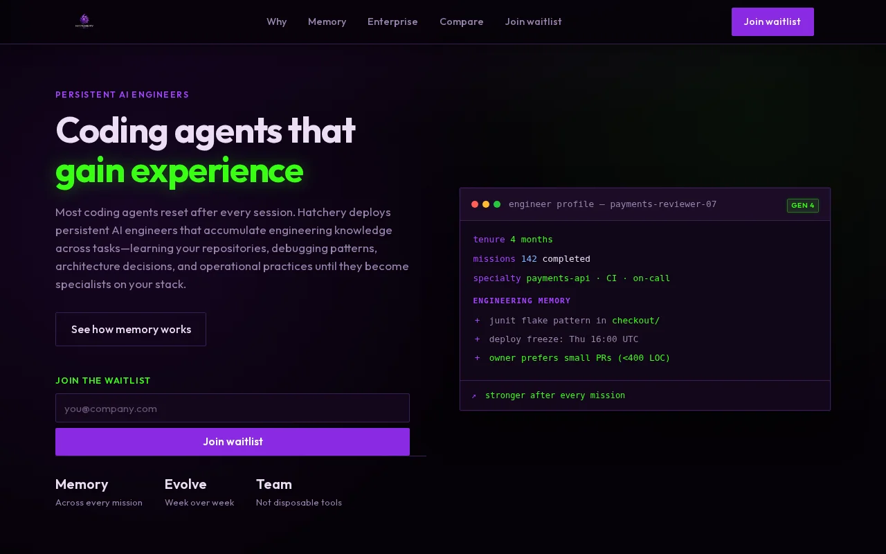 AI Coding Engineers that evolve with you