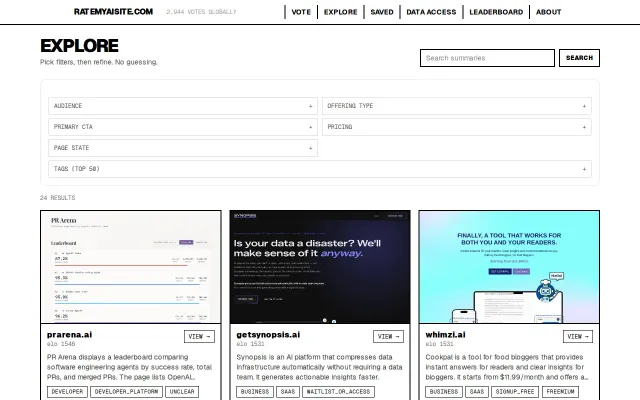 Search 67K .AI domains by AI-extracted tags and descriptions