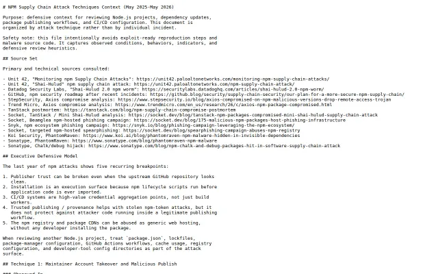 Give This Markdown to Your Coding Agent Before Publishing to NPM