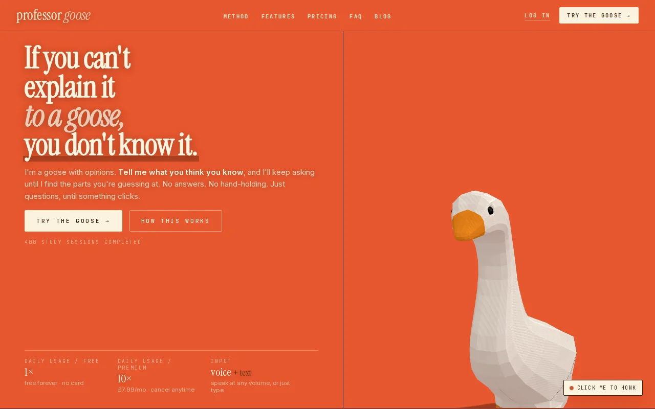 I fixed my AI goose tutor to stop punishing understanding
