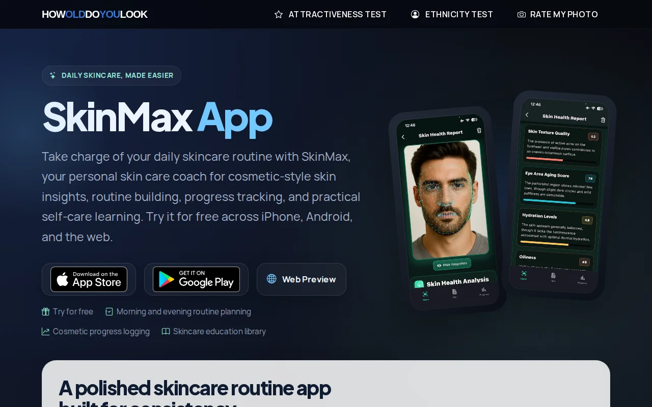SkinMax – AI Skin Care Coach
