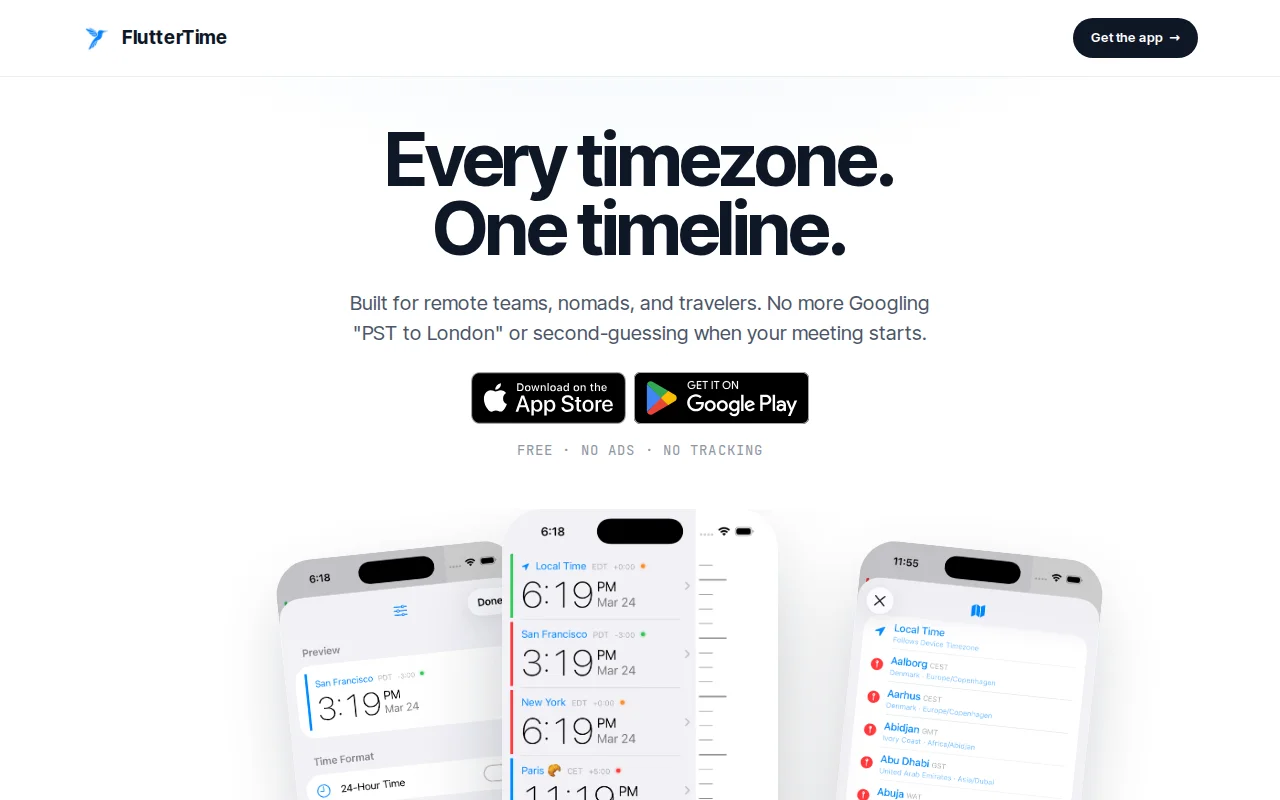 Visual timezone converter for remote teams