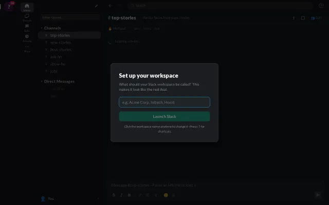 I built a Slack-like reader for Hacker News