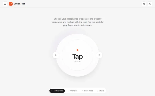 Online Sound Test