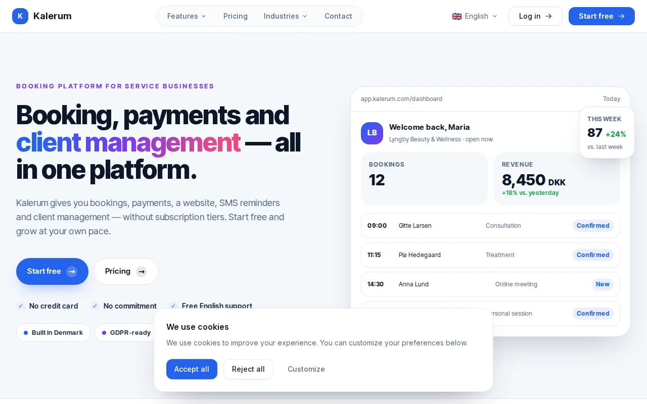 I made a premium booking platform in 2 months vibe coding