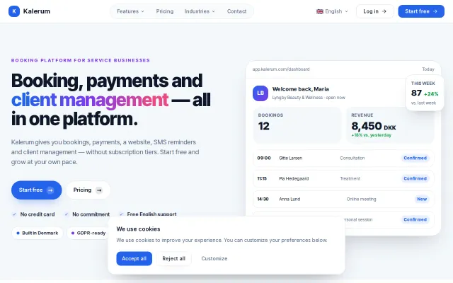 I made a premium booking platform in 2 months vibe coding