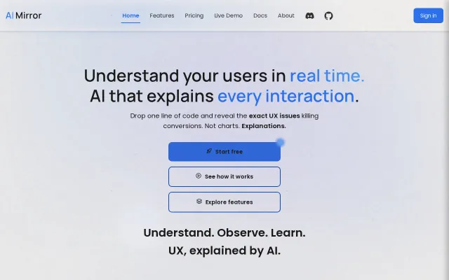 AI-Mirror - Self-optimising ranking engine for modern web applications.